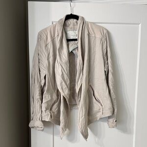Anthropologie Hi-Low Utility Sweater Jacket